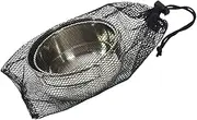 JOINPAYA 1 Set Stainless Steel Camping Bowls Durable Outdoor Tableware with Storage Bag Lightweight Space Saving Bowls for Hiking Travel and Picnics Easy to Clean Resistant Design