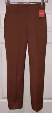 SPANX On The Go Ankle Slim Straight Bronze Glow Tummy Shaping Pants Womens XS