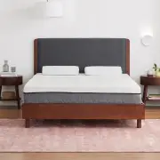 Haven Bed Frame - Double / Walnut/Charcoal