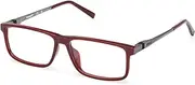 [Timberland] TB50069-H 066 Shiny Dark Red 56/14/145 Men's Glasses, 066 Shiny Dark Red, 56/14/145