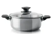 Tupperware Daily Universal Cookware 4.2-Qt./4 L Stockpot with Glass Cover New