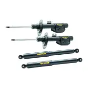 Monroe F + R Original Shock Absorbers for Peugeot 206 16 valve 98-07 Hatchback