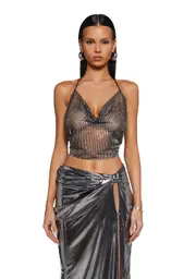 Time Pulse Halter Top