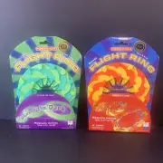 Hoberman Pocket Flight Ring & Pocket Glow Ring New In Package 1997