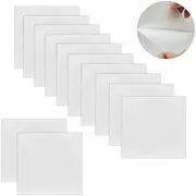 TPU Inflatable Product Patch Repair Set, Air Mattress Patch Tool, Clear Vinyl Repair Patch Kit, 3.9'' x 3.9'' Self-Adhesive Waterproof Repair Patches Set for Swimming Ring Pool Bounce House (12Pcs)