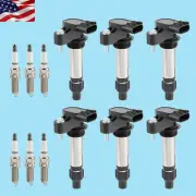 6X Ignition Coil & Spark Plug For Buick Enclave LaCrosse Allure Saab 9-4X V6 (for: Saab)