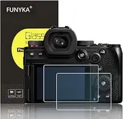 【For Lumix S1RII G97 GH7 DC-S9 G9II S5II G100】2-Pack Glass Screen Protector Film for Panasonic Lumix S1RII G97 GH7 DC-S9 G9II S5 II G100 Cameras, 9H Hardness, 2.5D Round Edges, Anti-Scrach Anti-Fingerprint Anti-Dust