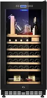 188L Wine Warehouse Refrigerator, 5-22 ° C Red/white Wind Cool, Tactile Control/digital Temperature Screen LED/Refrigerator of Silent Operation