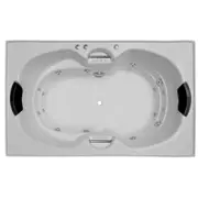 1790*1100*530mm Andorra Spa Bath Tub 8/12/16 Jets White Acrylic drop in