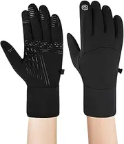 [Generic] Winter Touch Gloves | Lightweight Running Gloves,Waterproof Winter Gloves, Windproof Touchscreen Warm Gloves, Anti-Slip Warm Gloves for Winter