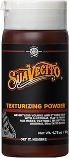 Suavecito Texturising Styling Powder Dust For men, Root Lifting Powder for Increased Volume with a Matte Finish 1.75oz/50g