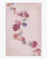 200' x 290' | Machine Washable Runner Rug | Kid & Pet Friendly | Indoor Rug | Clara Soft Rose Rug | Ruggable