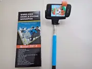 WOW New Wireless Mobile Monopod Extendable Selfie Stick Rod Bluetooth US Seller