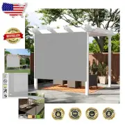 Custom 5' x 17' Light Grey Shade Cloth - Sun Protection for Outdoors