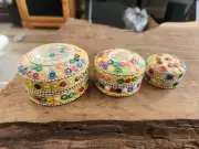 Decorated Nesting Jewelry Boxes