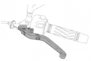 Puig 5458N Adapter for Hi-Tech Extendable/Folding Brake Lever - Black 5254398 (for: Triumph)