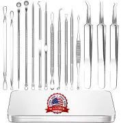 removedor de puntos negros espinillas extractor saca eliminador acne kit set 15p