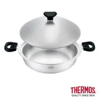 在飛比找PChome商店街優惠-THERMOS膳魔師 健康原味鍋 雙耳平底鍋28cm(K22