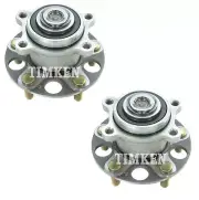 Pair Set of 2 Rear Timken Wheel Bearing & Hub Kit for Acura TSX Honda Accord FWD