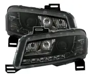 Mga headlight LED DRL Maghanap for Fiat STILO 3D 01-08 Daylight Black LPFI12WS X