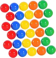 JOINPAYA 50pcs Throw Openable Capsules Empty Raffle Balls Empty Round Capsules Bingo Game Balls Colored Pong Balls Colored Round Capsules Mini Capsule Toy Openable Raffle Balls Plastic