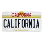 CALIFORNIA LICENSE PLATE LP-4897 美國製 加州 裝飾 車牌 (白色) 化學原宿
