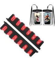Horizontal Fishing Rod Holders Wall-Mounted – Fishing Rod Rack & 2 Phone Pouches