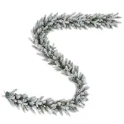 Snowy Morgan Garland LED Lights 274cm
