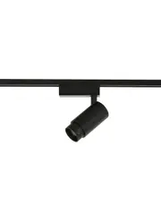 LEDlux Huston 1 Light LED Black Track Spot in Cool White