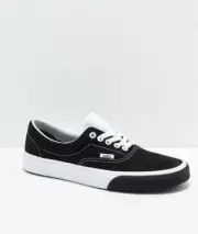 Vans Era (Colorblock) Black True/White Men’s Skate Shoes Canvas Sneakers