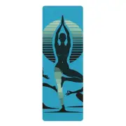 Meditative Yoga Mat - Stress Relief, Home Fitness, Gift for Yogis, Eco-Friendly,