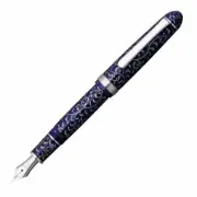 PLATINUM Fountain Pen #3776 Celluloid Arabesque Karakusa Design Rare Elegant