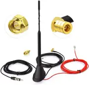 Car Radio Antenna Amplified DIN SMB SMA Adapter for Car Radio Blaupunkt Pioneer