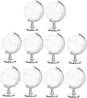 YARNOW 13Pcs Clear Plastic Globe Candy Containers for Party Favors Versatile Decorative Candy Bowls for Weddings Parties and Holiday Celebrations