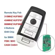 Smart Remote Car Key 4 Button 49 315MHZ / 434MHZ / 868MHZ for BMW F 5 7 Series