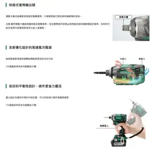 台北益昌 原日立 更名 HIKOKI 18V 充電式 雙電 5.0AH 無刷 套筒扳手 WR18DBDL2 公司貨