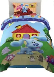 Kids Bedding Super Soft Comforter Sheet Set 4 Piece Twin Blues Clues Boys Girls