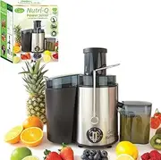 Quest Nutri-Q 34730 Power Juicer With Centrifugal Extractor / 0.5L Jug & 1.5L Pulp Container/Large Feeding Chute Included / 2 Speeds & Pulse Function