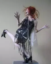 Cloth Art Doll Pattern "Dance Like No One is Watching" by Sharon Mitchell
