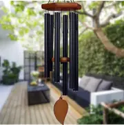 Sympathy Wind Chimes For Outside Deep Tone, Memorial Wind Chimes For Loss Of A Loved, Large Wind Chimes With 6 Thicken Tubes & Hook, Outdoor Wind Chim