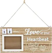 SHOWERORO Photo Display Frame Milestone Photo Props Newborn Growth Record Elegant Nursery Decor for Showers Parents