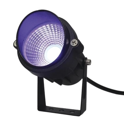 8" LED Black Spooky Glowing Light Outdoor Halloween Spotlight Holiday Decor