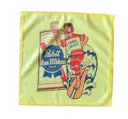 Microfiber towel Pabst Blue Rion logo detail large towel 16x16in new gift