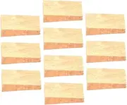 10pcs Farm Hoe Wedge Hoe Chisel Japanese Garden Tools Wood Handle Fixing Block Shovel Wood Insert Wooden Shovel Handle Insert Wooden Light Brown