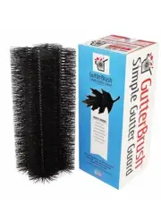 GutterBrush Simple Gutter Guard 4 - 18" (6 Ft) Leaf Filter Brush for 5 in Spout