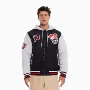 St Kilda Adult Patchwork Bomber Jacket