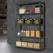 1.8 X 1.2M Garage Shelving Racking, Metal Steel Warehouse Rack Adjustable 1000KG