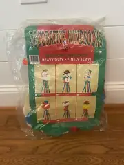 Vintage New Old Stock - Christmas Santa Claus 56” Long Windsock Sealed 3D Rare
