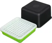 Yardwe 1 Set Hydroponic Sprouter Tray Set for Home Gardening Nutrient Enriched Plant Nursery Tray Propagation Kit for Balcony Vegetable Gardens and Indoor Sprouts