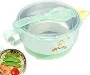 Kids Insulated Bowl, Cartoon Insulated Bowls For Kids, 400ml Insulated Tableware For Kids, Cute Kids Complementary Food Bowls, Insulated Bowls For Dining Room, Portable Travel Food Bowl For Kids, Chil